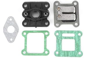Yctze Carburetor Reed Valve Mainfold Kit for Pocket Bike Mini ATV/Dirt Bike syx moto reeds, reed valves, 2 stroke reed valve,