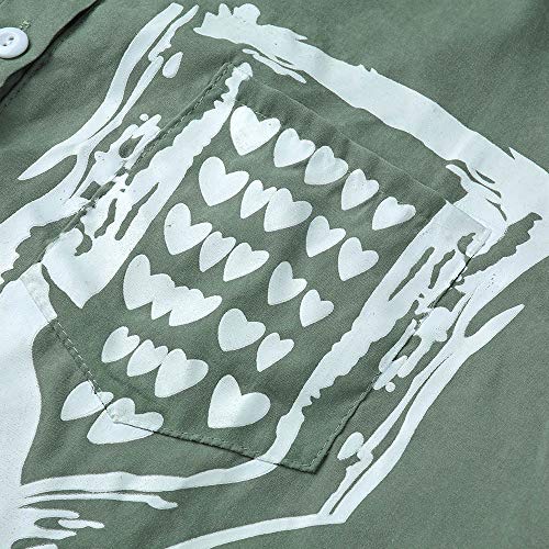 image for GOVOW Autumn Blouses Plus Size Women Fashion Long Sleeve Pocket Printe