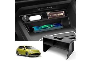 Karltys Center Console Organizer for VW Volkswagen Golf GTI R MK8 2022-2026 Accessories Center Console Insert Tray Secondary 