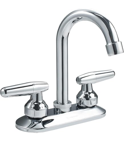 Home Kitchen Plastic Faucet 2 Handle Basin Bathroom Mixer Hot/Cold Water Tap