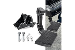 Aurorasters Rear Bed Step Retractable Bed Step Bumper Step for 2022 2023 2024 2025 Toyota Tundra Accessories,Replaces PTS30-34000 PTS3034000 (2022-2024 Tundra)