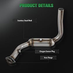 SCITOO 50564 2PCS Catalytic Converter Fit For Dodge
