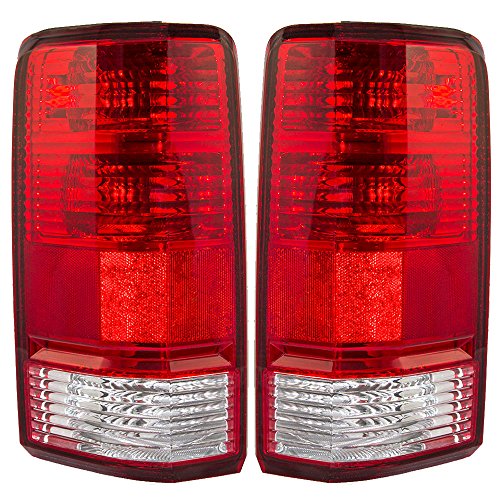 Driver and Passenger Taillights Tail Lamps Replacement for Dodge SUV 55157151AG 55157150AC