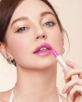 Oulac Bright Pink Glitter Lipstick Moisture Tint Shine D02 Sparkle view 4