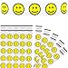 Goldistock Event Wristbands Happy Face Neon Yellow 500 Count | ¾” Arm Bands | Paper-Like Party Armbands | Wrist Bands