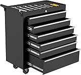 IDEALHOUSE Rolling Tool Chest, 6 Drawers Tool