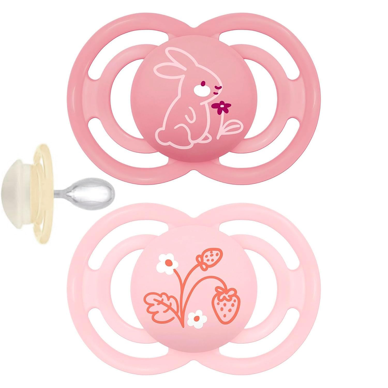 MAM Perfect Day 16+ Dental Dummies 16 months plus, pack of 2, incl. travel box