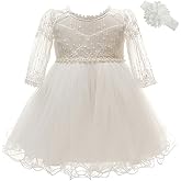Coozy Baby Girls Dresses Christening Baptism Gowns Wedding Birthday Formal Dress