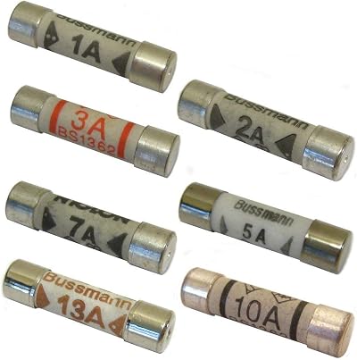 All Trade Direct 28pc Mixed Amp Domestic 240V Household Mains Plug Cartridge
