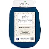 Original Kessa Exfoliating Glove - Rough Blue - Microdermabrasion exfoliating mitts, Removes unwanted dead skin, dirt and grime and Keratosis Pilaris. Great for spray tan removal.