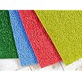 American Floor Mats Vinyl Mesh Heavy-Duty Entrance Blue 2' x 3' Scraper Mat Without Backing/Borders - Drainable