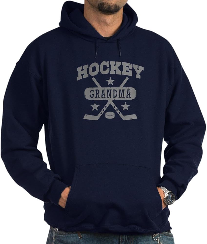 CafePress Hockey Grandma Pullover Hoodie, Classic