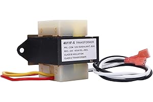 GLOGLOW HVAC Transformer, 40VA 120V to 24V AC, Fits Rheem Furnace 46 24124 06, Easy Installation, Reliable Power Solution for