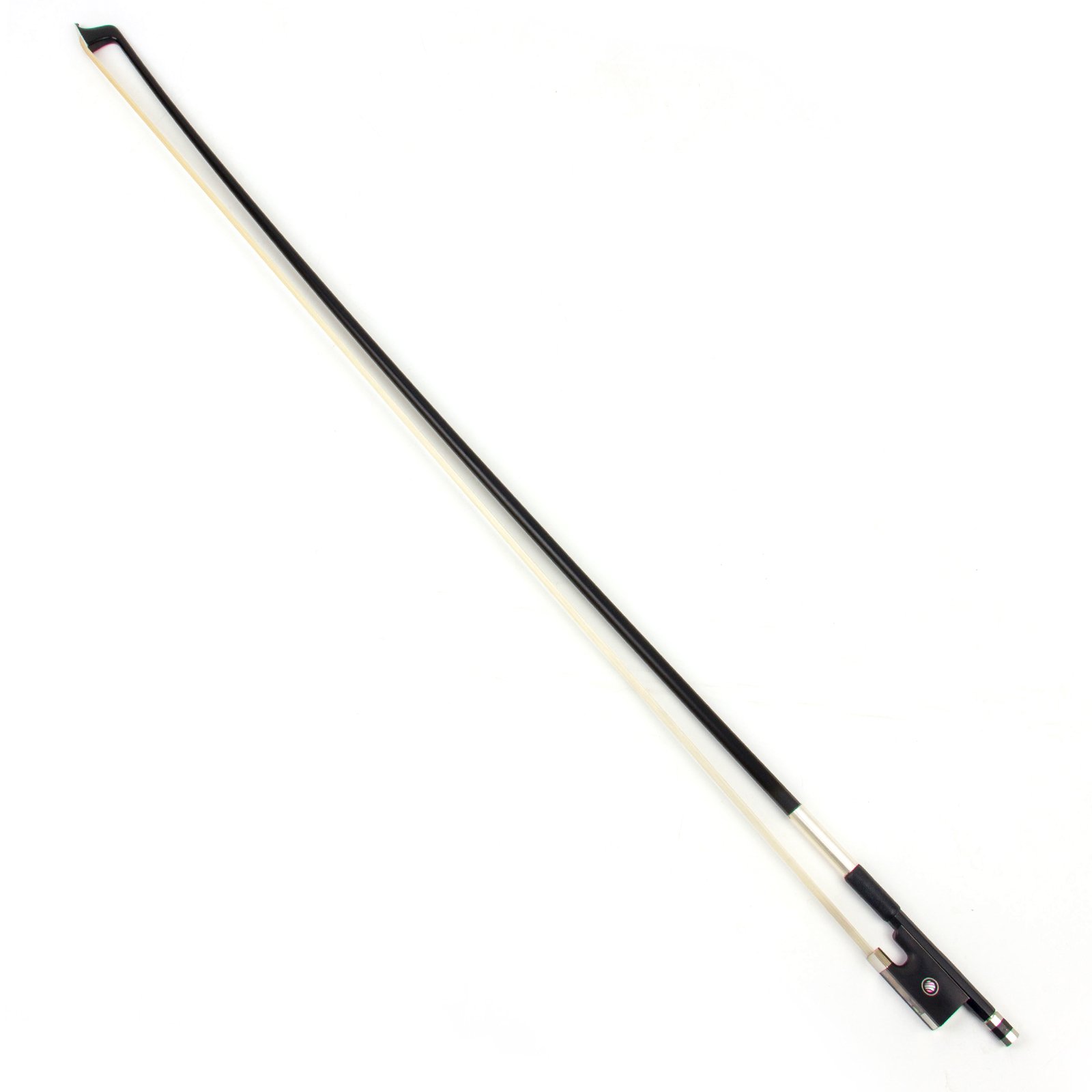 Violin Bow Stunning Bow Carbon Fiber for Violins (4/4, Black)