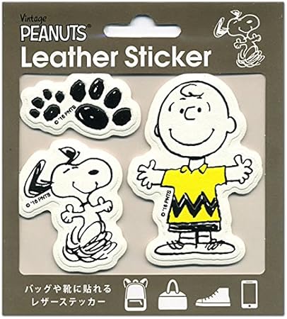 Amazon レザーステッカー スヌーピー ジョークール Smc12 A 4 色々なものに貼ってはがせるステッカー S C アームカンパニー 文房具 オフィス用品 文房具 オフィス用品