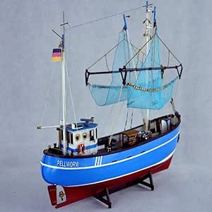 LYXin Maqueta a Escala 1/48 Maqueta de Barco de Pesca Modelo ...