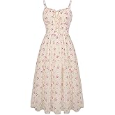 Belle Poque Floral Dress for Women Wedding Guest 2026 Spring Summer Midi Flowy Tea Party A Line Milkmaid Dresses