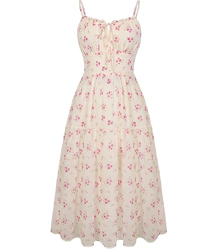 flowy tea party dress Amazon.com: Belle Poque Womens Vintage Floral Midi Cocktail Orange S vintage style tea length dress