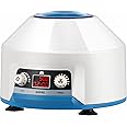 Mxmoonant Centrifuge Machine, 15mlX6 Lab Benchtop PRP Centrifuges, 4000RPM Electric Desktop Centrifuge with LCD Digital Display, Time & Speed Control 110V White