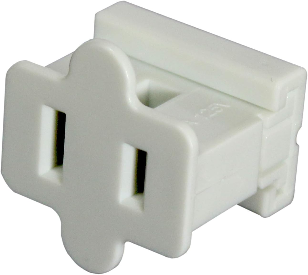 25 Pack SPT1 Plug, Vampire Plug, Electrical Cord Replacement Zip Plugs