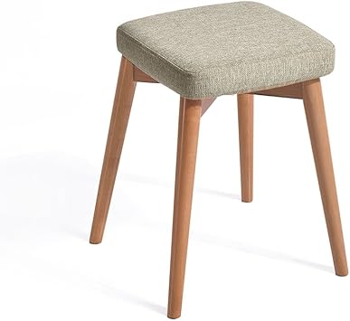 Amazon Com Furniture Stools Solid Wood Creative High Stool Dining