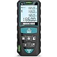 Laser Measure 50M/165ft,RockSeed Digital Laser Distance Meter with 2 Bubble Levels,Portable M/in/Ft Unit Switching Backlit LC