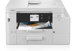 Brother INKvestment 4555 Wireless Color Inkjet All-in-One Printer with 2.7” Color Touchscreen and 2 Paper Trays | Includes Refresh Subscription Trial(1) (MFC-J4555DW)