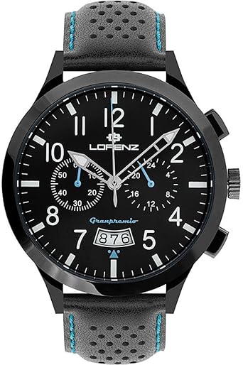 Lorenz Reloj Cronógrafo para Hombre de Cuarzo con Correa ...