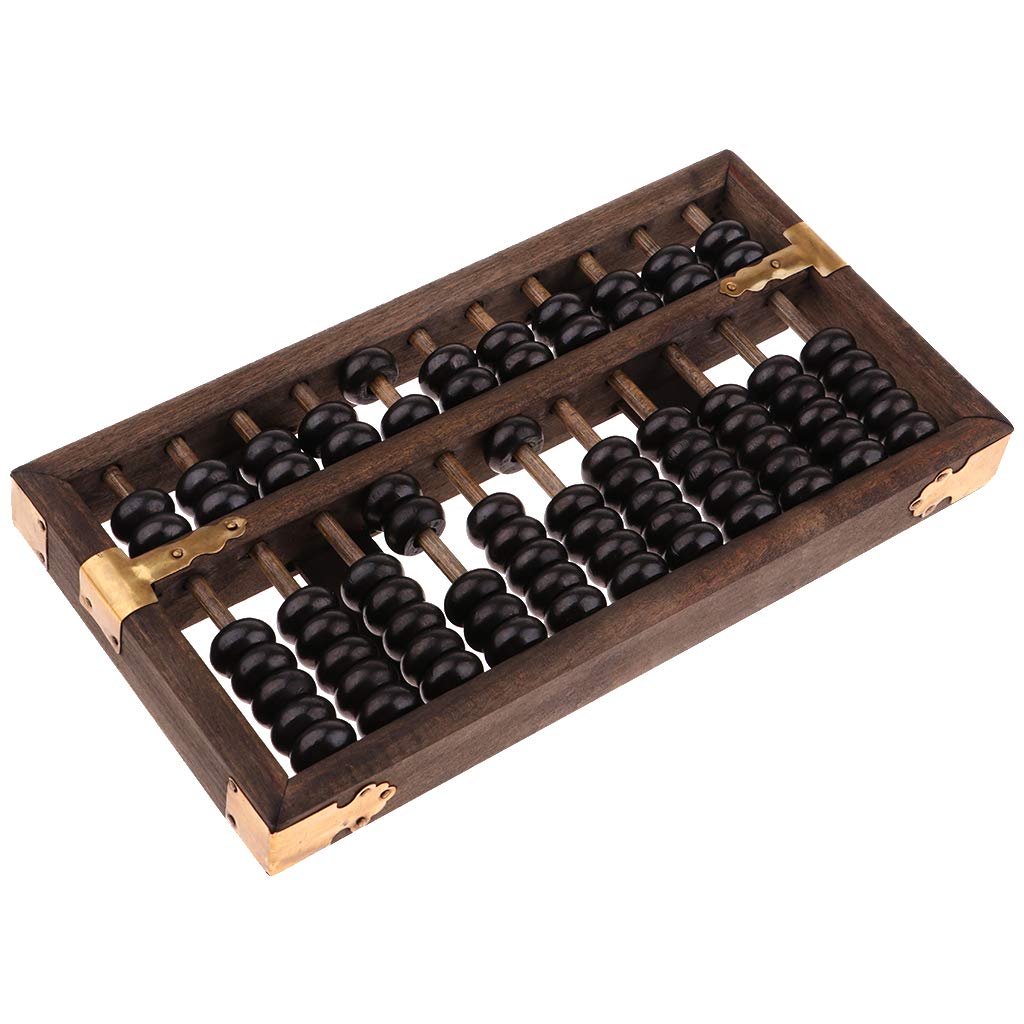 Abaco Cinese In Legno - 13 Aste Con Perline Colorate - Gioco Educativo Per Bambini Per Imparare La Matematica - Foto 8