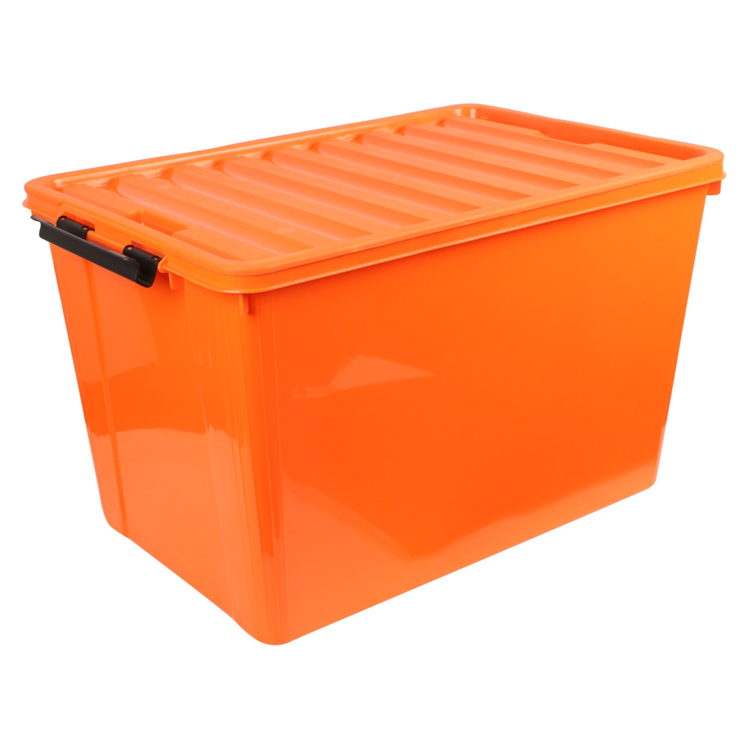 BUCKLE UP Multipurpose Rectangular Storage Box with Lid, 60L Pack of
