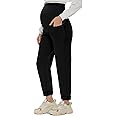 POSHGLAM Women's Maternity Jeans Over Belly Comfy Stretch Boyfriend Jeans Denim Pregnancy Pants, S-XXL