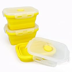 CCyanzi 3piece Collapsible Food Storage Containers