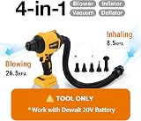 WITLIGHT Cordless Air Blower Dewalt 18V Battery Brushless Duster 50000RPM 3 view 5