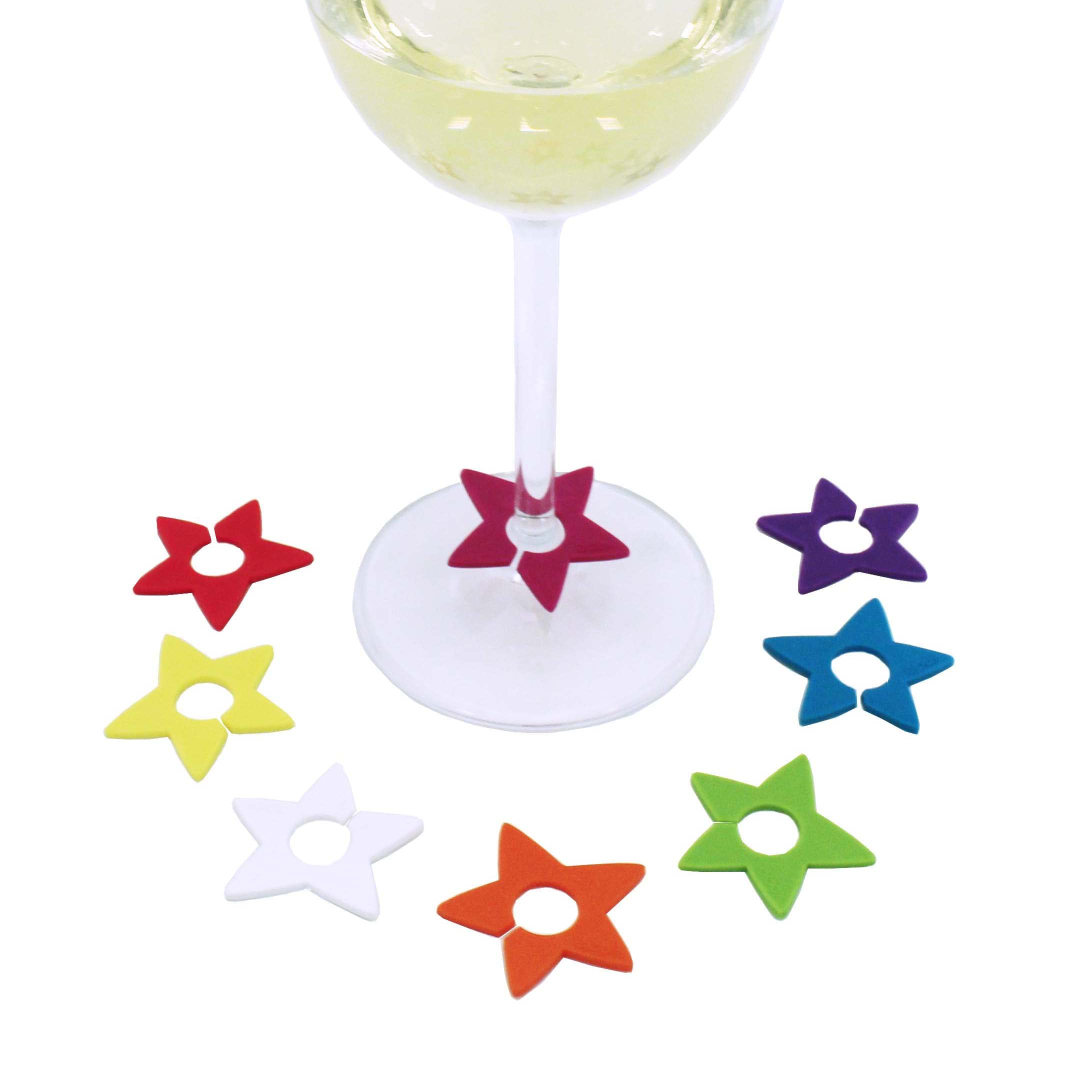 Koala Glass Markers Star- 8 Pieces.