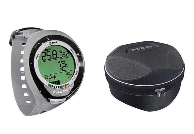 Mares Puck Pro + Tauchcomputer im Set Grau