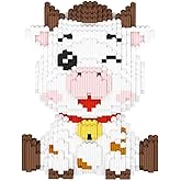 BDYDT Dairy Cattle Micro Building Blocks Set(1983PCS) Gift for Adults and Kids
