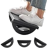 Foot Rest for Under Desk at Work - Ergonomic Foot Stools for Under Office Desk - Rocking Footrest with Roller Massager - Leg
