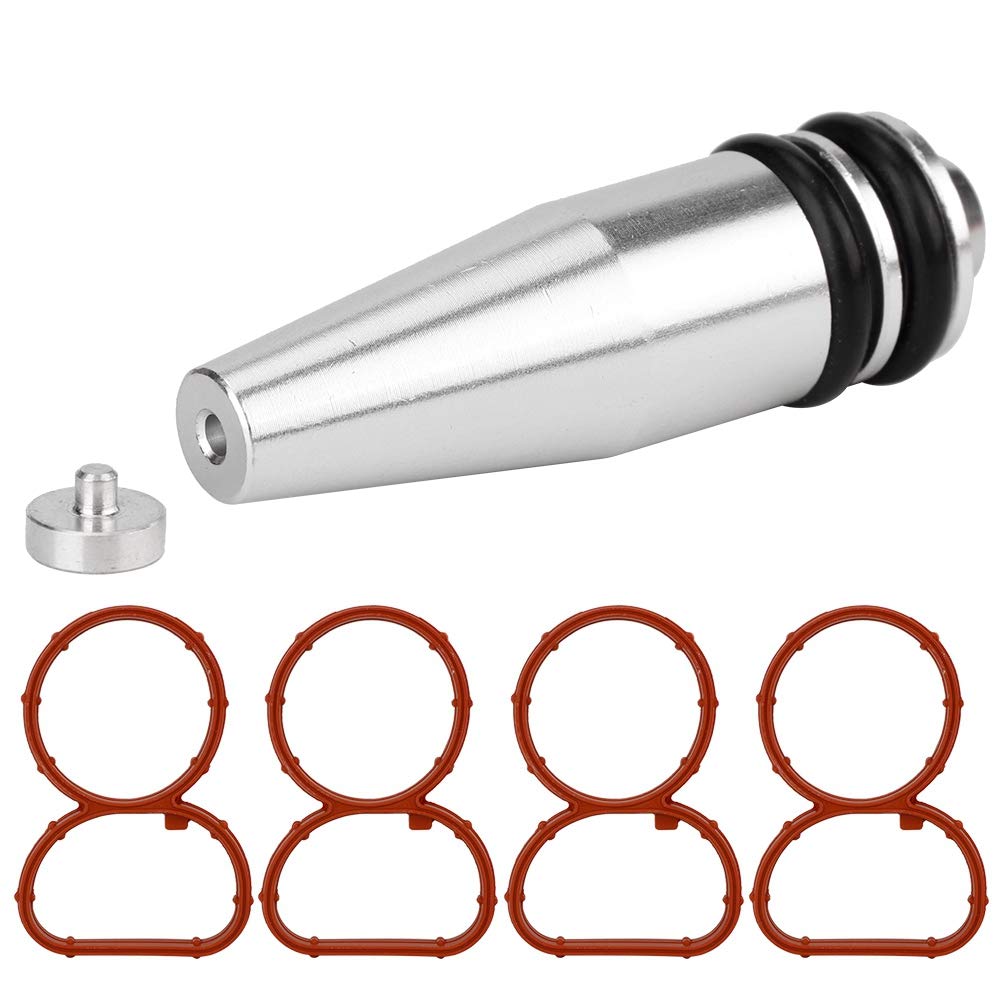 KIMISS Swirl Flap, Swirl Flap Plug Blank Plate Removal Replacement with Gaskets for N47 Engines 2.0