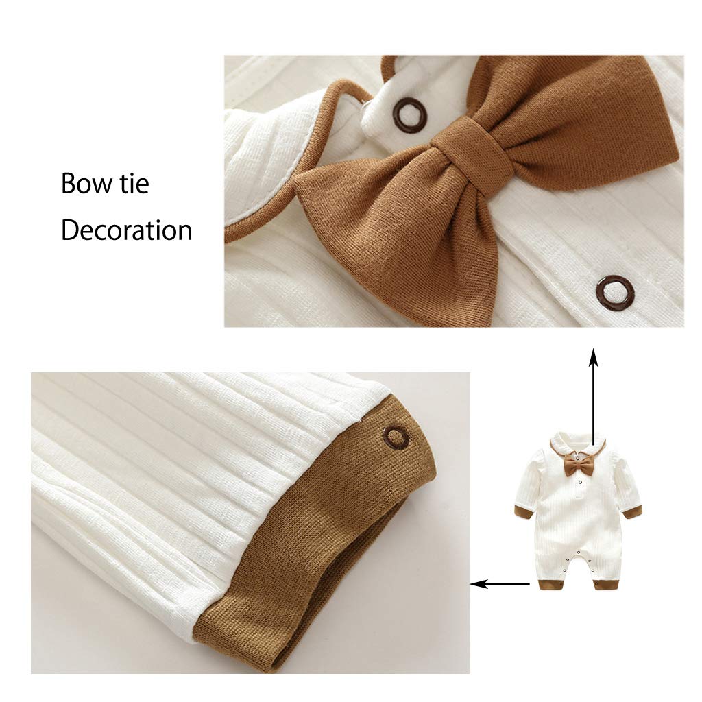 Manches Longues Nouveau Ne Coton Onesies Hiver Monsieur Jumpsuit Avec Noeud Papillon 59cm Bleu Royal Col Rond Bebe Garcon Grenouilleres Combinaison Pyjama Vetements Bodys Et Combinaisons Libertywings Vn