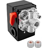 5140117-89 Pressure Switch Fit for Craftsman Air Compressor, 4 Port, 150PSI | Pressure Switch Fit for Craftsman Air Compressor C3150 C3101 C3151 C3551 C2550 C6110, Replace 5140117-89, 150/120 PSI 4 Port