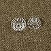 Set of 4 Top Hat Bell Style Guitar Speed Knobs Transparent Crystal Clear