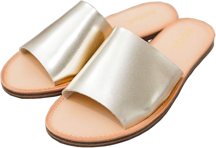 soda slip on sandals