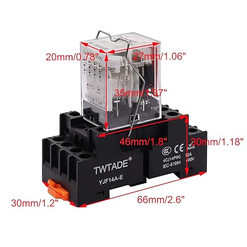 購入用 1pc NY5W-K (PCN-5V/24V-5A) Relay 4 pins Normally Open 30A 5VDC