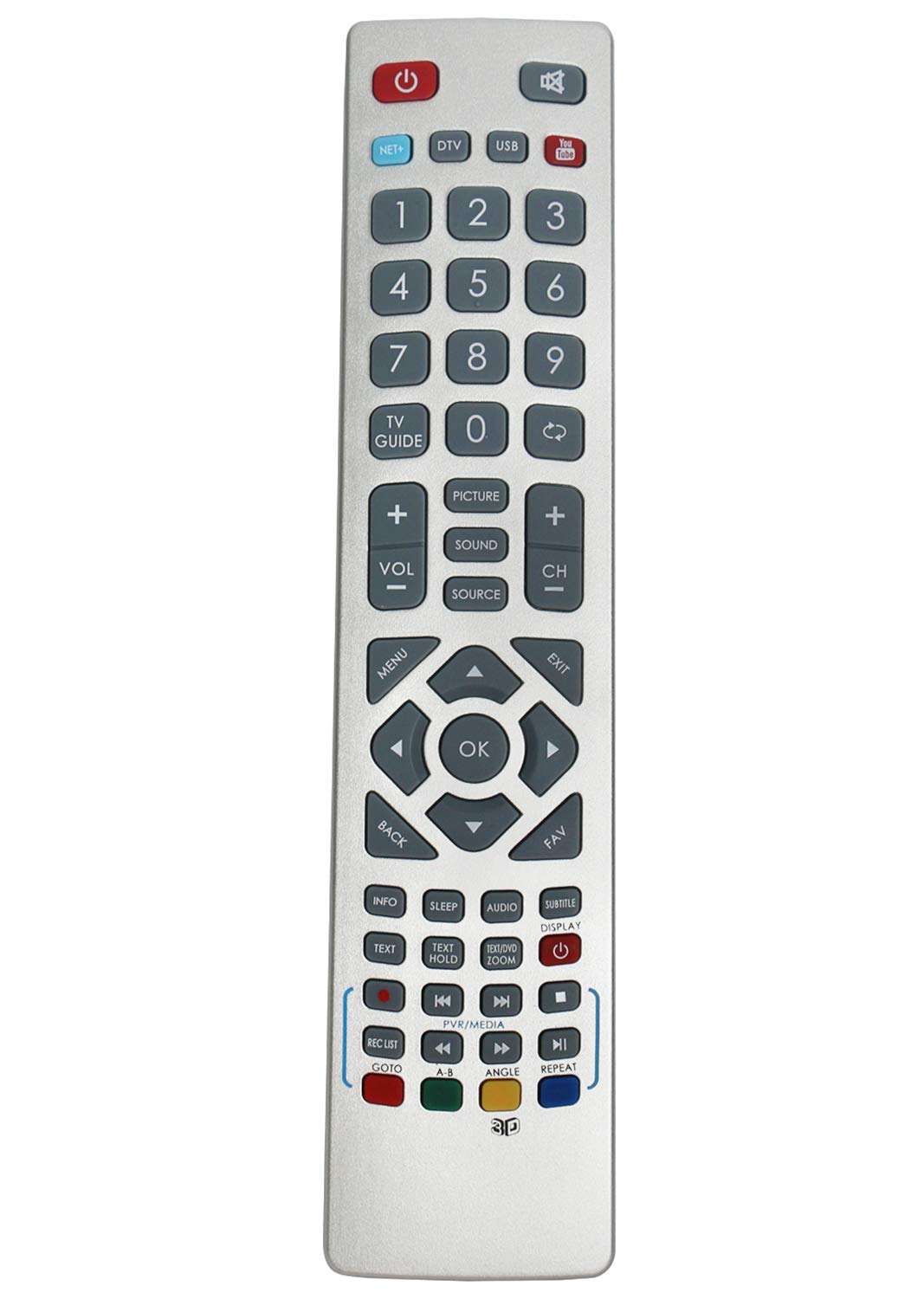 VINABTY SHWRMC0102 DH-1600 Replacement Remote Fit for TV LC-32CFF5221E LC-40CFF5222E LC-32CFF5222E LC-43CFF5221E LC-32CHF5221E LC-43CFF5222E LC-32CHF5222E LC-49CFF5221E LC-40CFF5221E