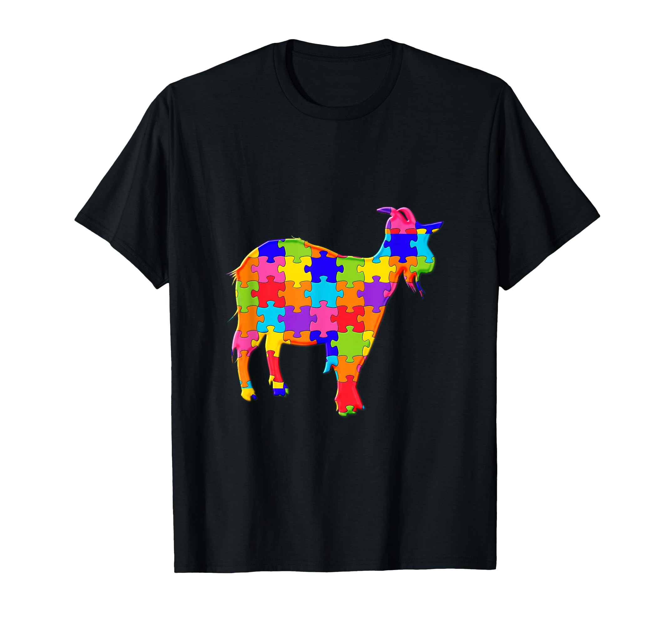 Goat Puzzle Autism Puzzle T-Shirt