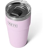 YETI Rambler 20 oz Stackable Tumbler, Stainless Steel, Vacuum Insulated with MagSlider Lid