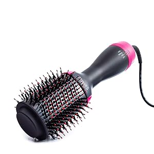 SanMoz Hair Dryer Brush - Features Ceramic Heated One Step Hair Styler and Volumizer - 4 in 1 Faster Blowout Hot Air Brush