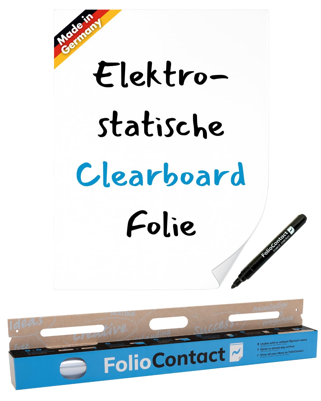 Protective Contact CB256080 Clearboard 60 x 80 CM, 25 Sheets, Clear