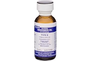PARCO Cargille IM105 Immersion Oil - Type B, 1oz, 0.15 pounds, 29ml, General Microscopy, Prevent Corrosion