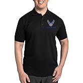 CafePress U.S. Air Force Seal Men's Dark Polo Shirt